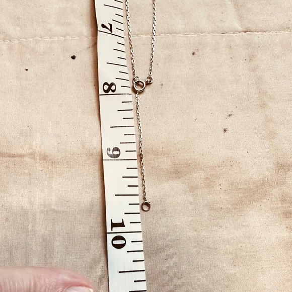 925 Sterling Silver Infinity Symbol Sliding Chain Dainty Spring Ring Clasp NWOT - Picture 9 of 13